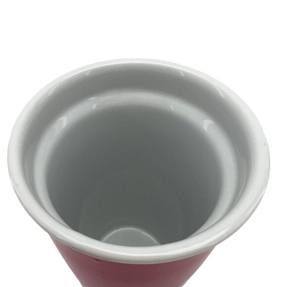 Starbucks 2017 Red Double Wall Ceramic Coffee Travel Mug To Go Tumbler 12oz - Picture 9 of 11